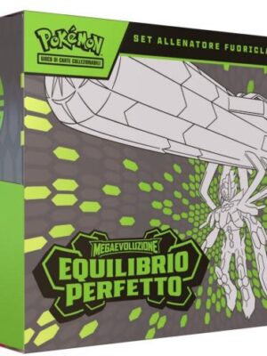 Scatola del Set Allenatore Fuoriclasse Megaevoluzione Equilibrio Perfetto del GCC Pokemon