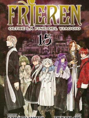 Copertina del manga Frieren Oltre la fine del viaggio Volume 15, edizione italiana J-POP