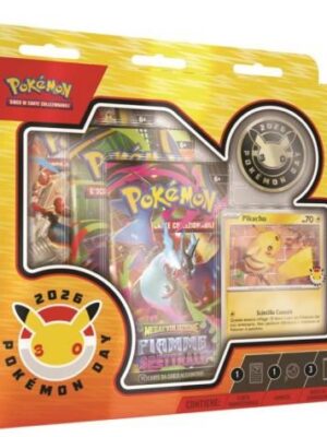 Confezione sigillata della Collezione Pokémon Day 2026 del GCC Pokémon in italiano.