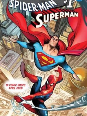 Copertina ufficiale del fumetto crossover Spider-Man / Superman 1, edizione Panini Comics Special Events 114"