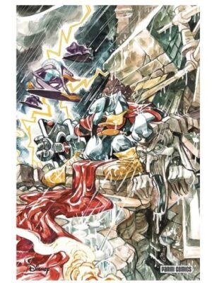 Copertina Variant del fumetto PKNA numero 2 PK-2 Tutta un'altra storia con Paperinik.